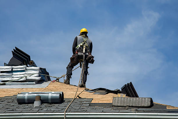 Professional Roofing technician working in Kandiyohi, MN
